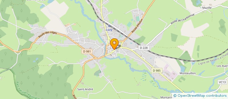 localisation de l'entreprise MONSIEUR LAURENT NOURRY à LUZY