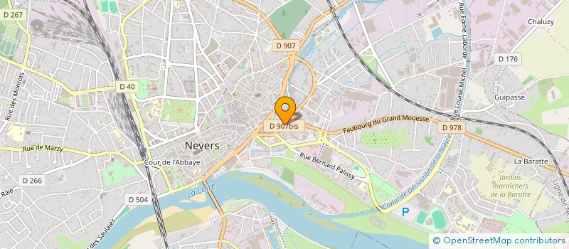 localisation de l'entreprise MONSIEUR LAURENT NOURRY à NEVERS