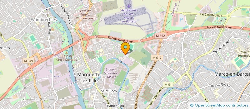 localisation de l'entreprise MONSIEUR LAURENT NOURRY  MARQUETTE-LEZ-LILLE