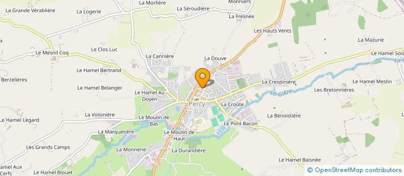 localisation de l'entreprise MONSIEUR LAURENT NOUVIAN  PERCY-EN-NORMANDIE