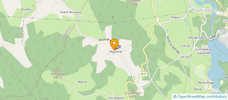 localisation de l'entreprise MONSIEUR LAURENT NOYER à SAINT-GERONS
