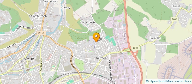 localisation de l'entreprise MONSIEUR LAURENT NSINGI à EVREUX