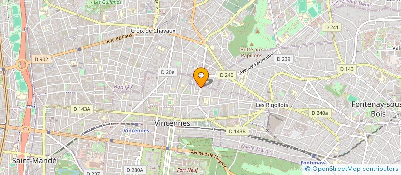 localisation de l'entreprise MONSIEUR LAURENT OBERLIN à VINCENNES