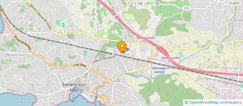 localisation de l'entreprise MONSIEUR LAURENT OCCASO  SANARY-SUR-MER