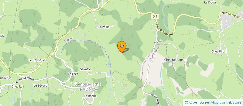 localisation de l'entreprise MONSIEUR LAURENT ODDOUX  VIOLAY