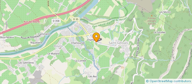 localisation de l'entreprise MONSIEUR LAURENT ODEYER  SAINT-GERVAIS