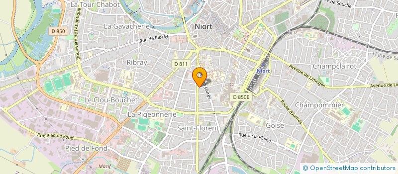 localisation de l'entreprise MONSIEUR LAURENT OLIVET à NIORT