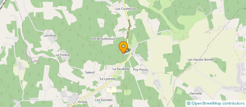 localisation de l'entreprise MONSIEUR LAURENT OLIVIER  NEGRONDES