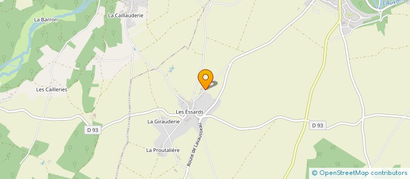 localisation de l'entreprise MONSIEUR LAURENT OLIVIER  VOUILLE