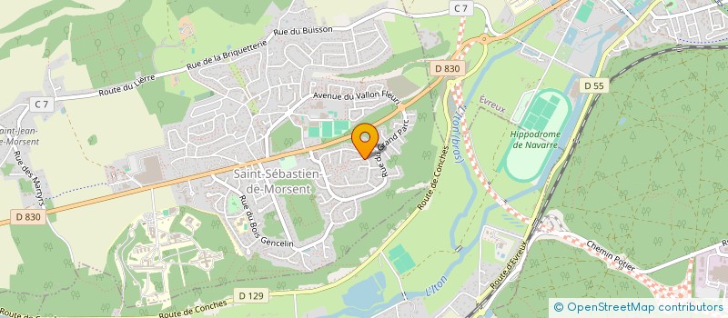 localisation de l'entreprise MONSIEUR LAURENT OLIVIER  SAINT-SEBASTIEN-DE-MORSENT