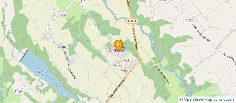 localisation de l'entreprise MONSIEUR LAURENT OLIVIER  ASTIS