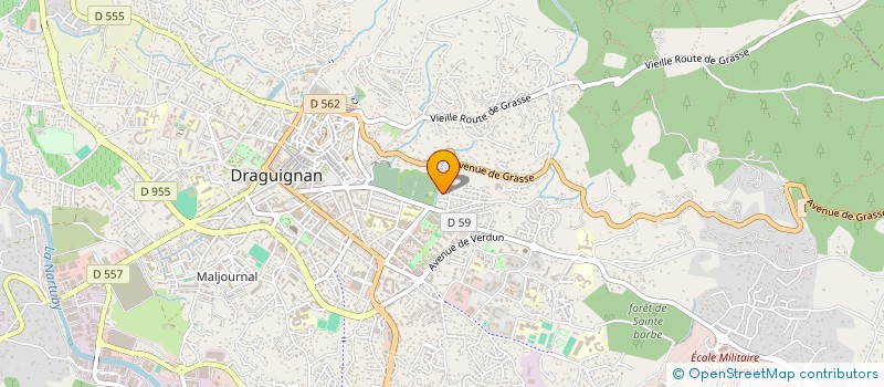 localisation de l'entreprise MONSIEUR LAURENT ORTAS  DRAGUIGNAN