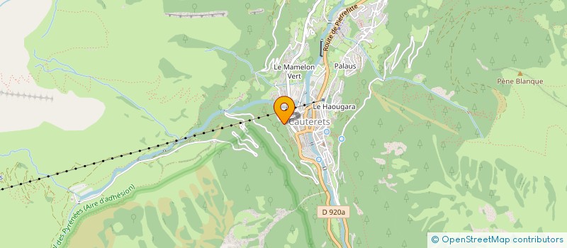 localisation de l'entreprise MONSIEUR LAURENT ORTEGA  CAUTERETS