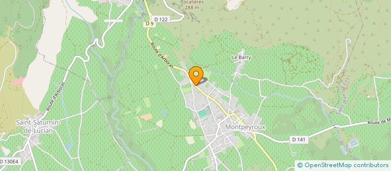 localisation de l'entreprise MONSIEUR LAURENT ORTEGA à MONTPEYROUX