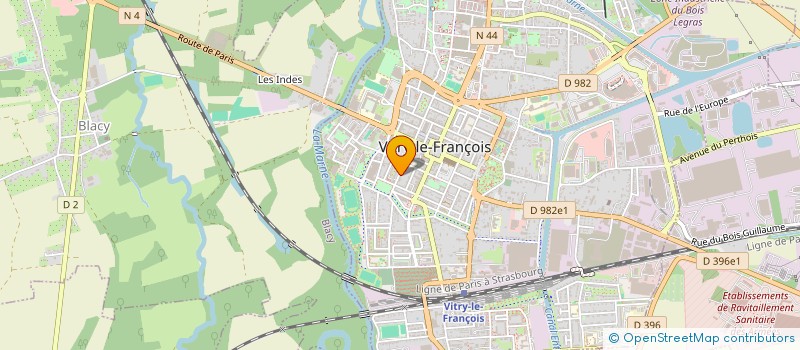 localisation de l'entreprise MONSIEUR LAURENT ORTILLON à VITRY-LE-FRANCOIS