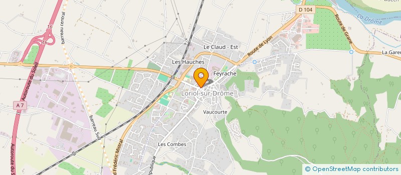 localisation de l'entreprise MONSIEUR LAURENT ORTIZ  LORIOL-SUR-DROME