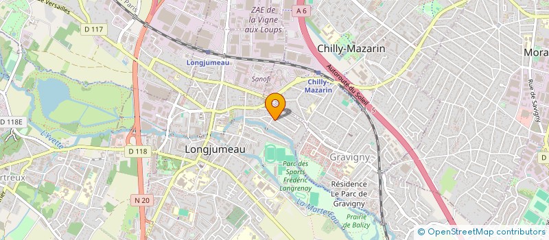 localisation de l'entreprise MONSIEUR LAURENT OTT à LONGJUMEAU