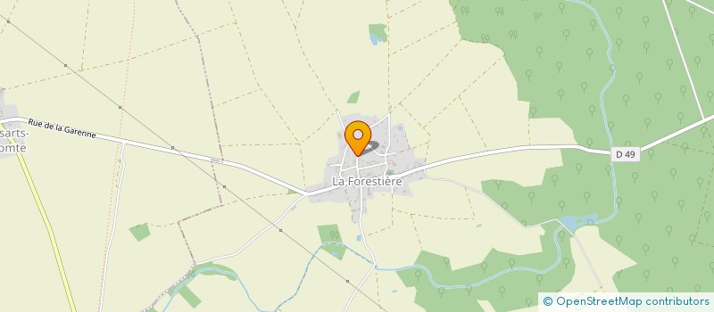 localisation de l'entreprise MONSIEUR LAURENT OUAKI  LA FORESTIERE