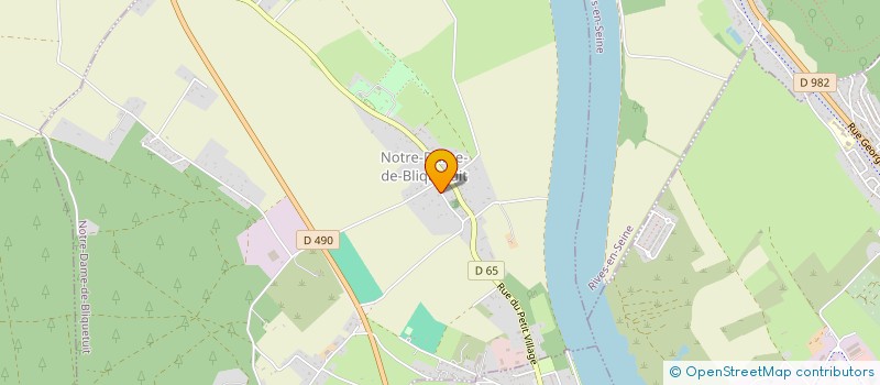 localisation de l'entreprise MONSIEUR LAURENT OURSEL  NOTRE-DAME-DE-BLIQUETUIT