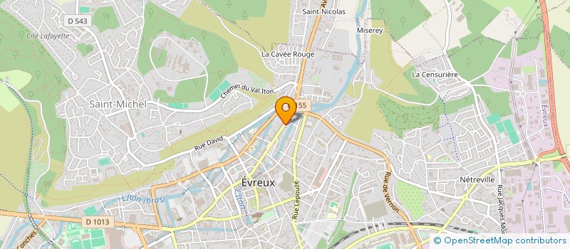 localisation de l'entreprise MONSIEUR LAURENT OZENNE à EVREUX