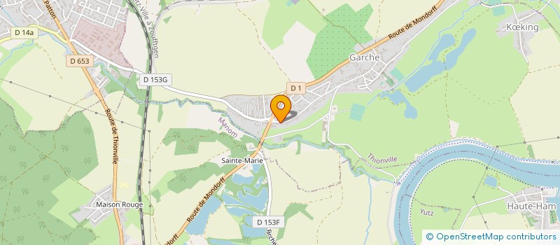 localisation de l'entreprise MONSIEUR LAURENT OZZA  THIONVILLE