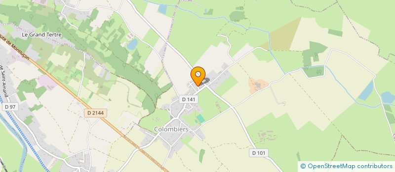 localisation de l'entreprise MONSIEUR LAURENT PACAUD à COLOMBIERS