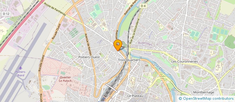 localisation de l'entreprise MONSIEUR LAURENT PAEZ  POITIERS