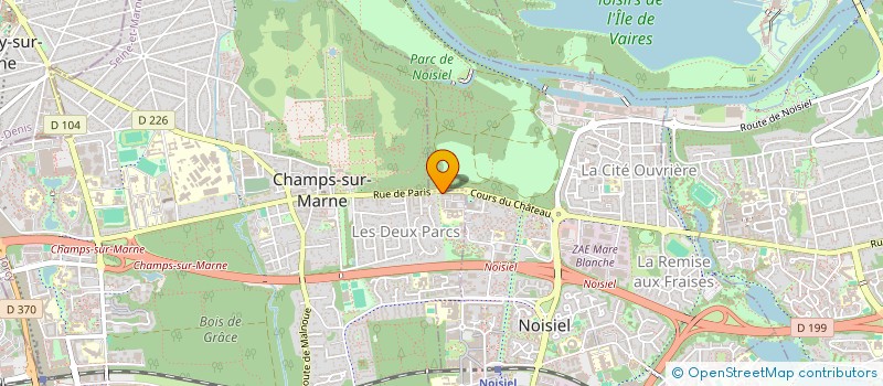 localisation de l'entreprise MONSIEUR LAURENT PAGES  CHAMPS-SUR-MARNE