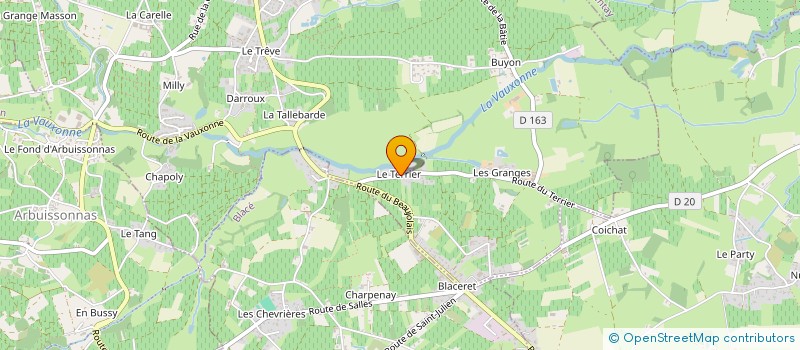 localisation de l'entreprise MONSIEUR LAURENT PAGES  SAINT-ETIENNE-DES-OULLIERES