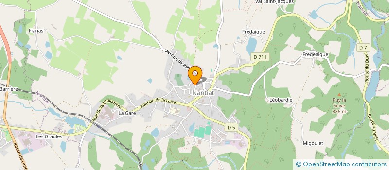 localisation de l'entreprise MONSIEUR LAURENT PAGNOUX  NANTIAT