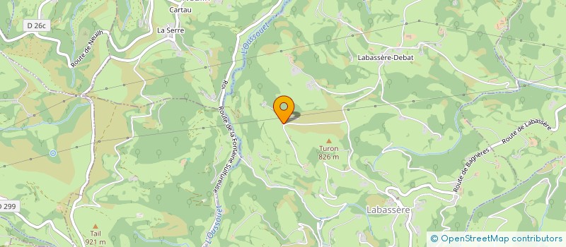 localisation de l'entreprise MONSIEUR LAURENT PAGOUAPE  HAUBAN