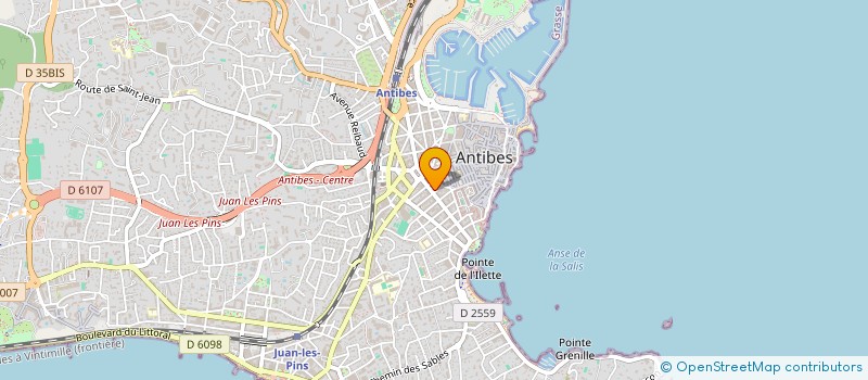 localisation de l'entreprise MONSIEUR LAURENT PAIDASSI à ANTIBES