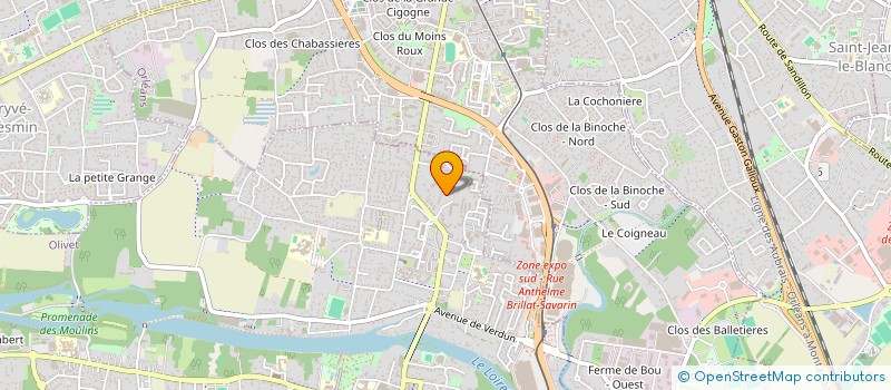 localisation de l'entreprise MONSIEUR LAURENT PAILLAUD à OLIVET