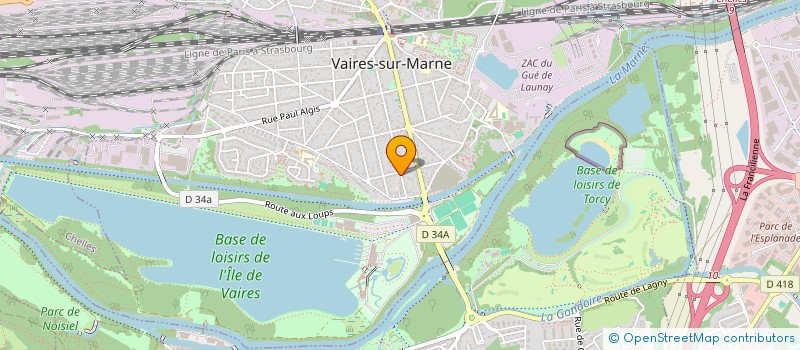 localisation de l'entreprise MONSIEUR LAURENT PAILLIER à VAIRES-SUR-MARNE