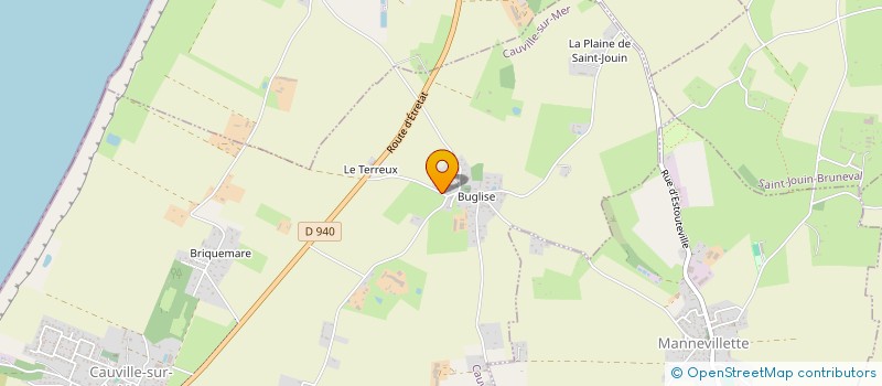 localisation de l'entreprise MONSIEUR LAURENT PAIN  CAUVILLE-SUR-MER