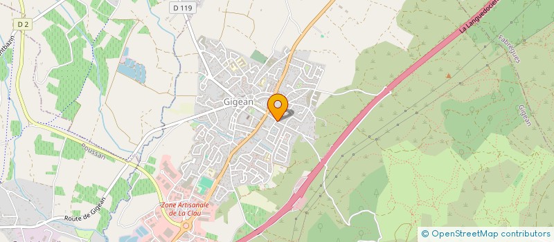 localisation de l'entreprise MONSIEUR LAURENT PANAYOTY  GIGEAN
