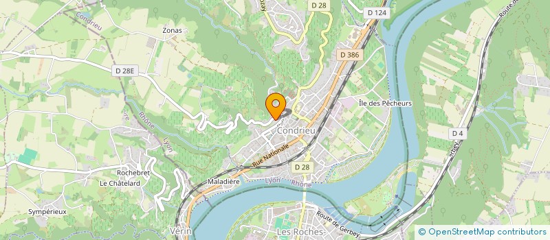 localisation de l'entreprise MONSIEUR LAURENT PANEL  CONDRIEU