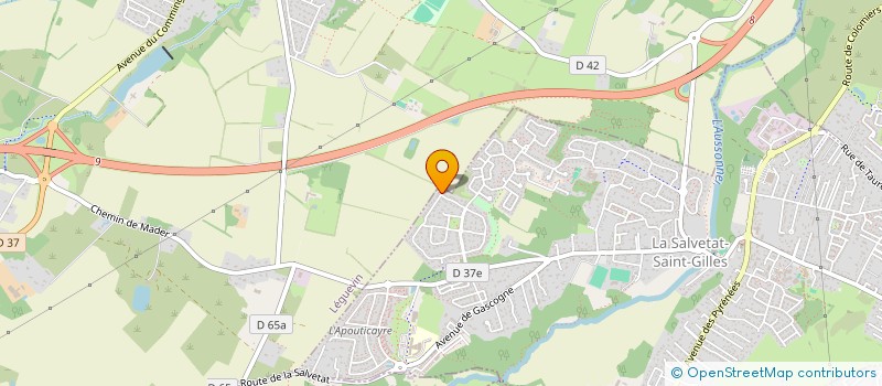 localisation de l'entreprise MONSIEUR LAURENT PANIAGUA  LA SALVETAT-SAINT-GILLES