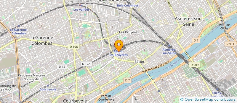 localisation de l'entreprise MONSIEUR LAURENT PANIS  COURBEVOIE