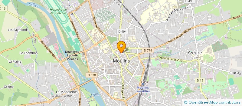 localisation de l'entreprise MONSIEUR LAURENT PANISSET à MOULINS