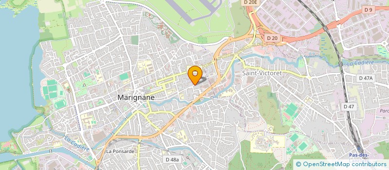 localisation de l'entreprise MONSIEUR LAURENT PANTALONE  MARIGNANE