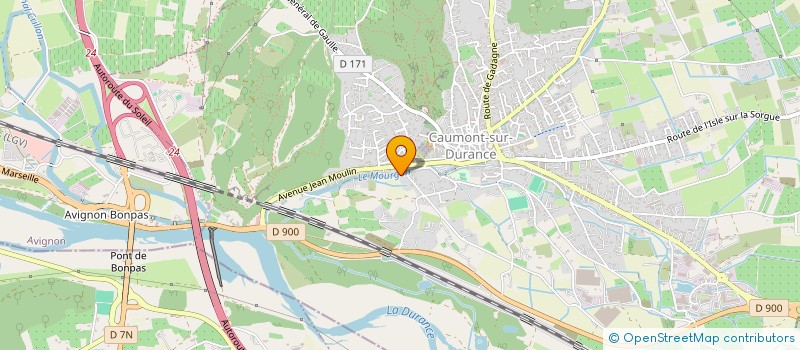 localisation de l'entreprise MONSIEUR LAURENT PANTANO  CAUMONT-SUR-DURANCE