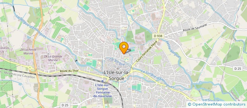 localisation de l'entreprise MONSIEUR LAURENT PANZA à L'ISLE-SUR-LA-SORGUE