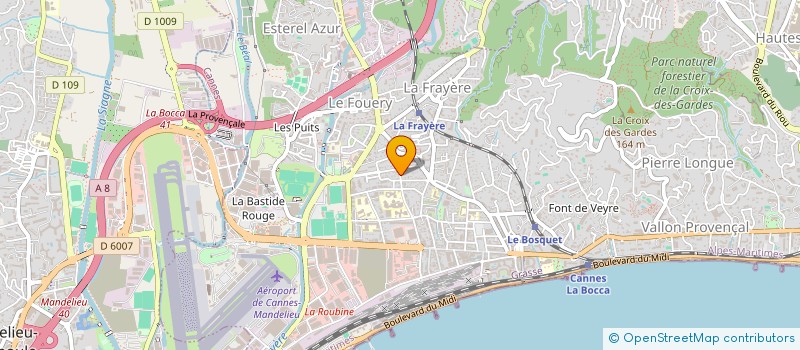 localisation de l'entreprise MONSIEUR LAURENT PAOLETTI  CANNES