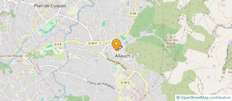 localisation de l'entreprise MONSIEUR LAURENT PAOLINI  ALLAUCH