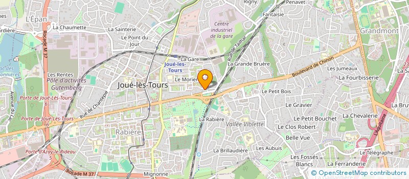 localisation de l'entreprise MONSIEUR LAURENT PAPIN à JOUE-LES-TOURS