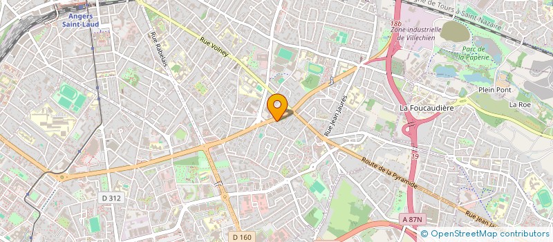 localisation de l'entreprise MONSIEUR LAURENT PAPIN  LA VILLEDIEU-DU-CLAIN