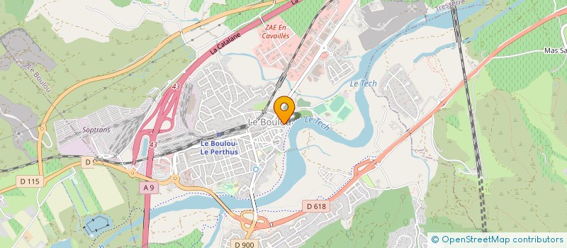 localisation de l'entreprise MONSIEUR LAURENT PARE  LE BOULOU