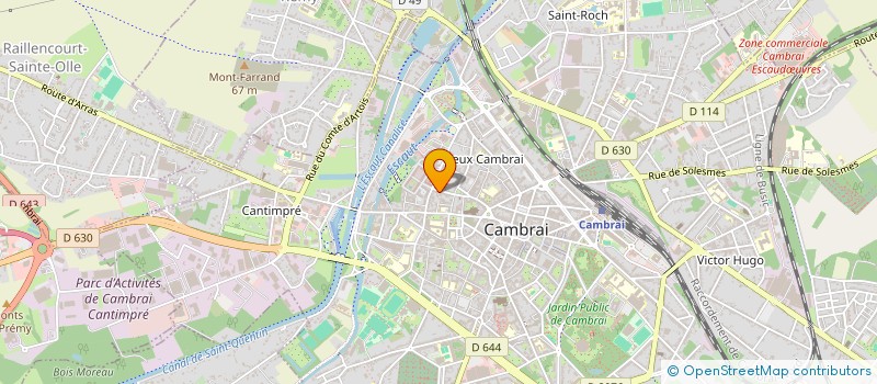 localisation de l'entreprise MONSIEUR LAURENT PARENT à CAMBRAI
