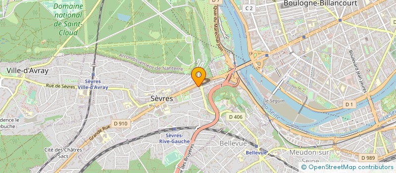 localisation de l'entreprise MONSIEUR LAURENT PARIENTE à SEVRES